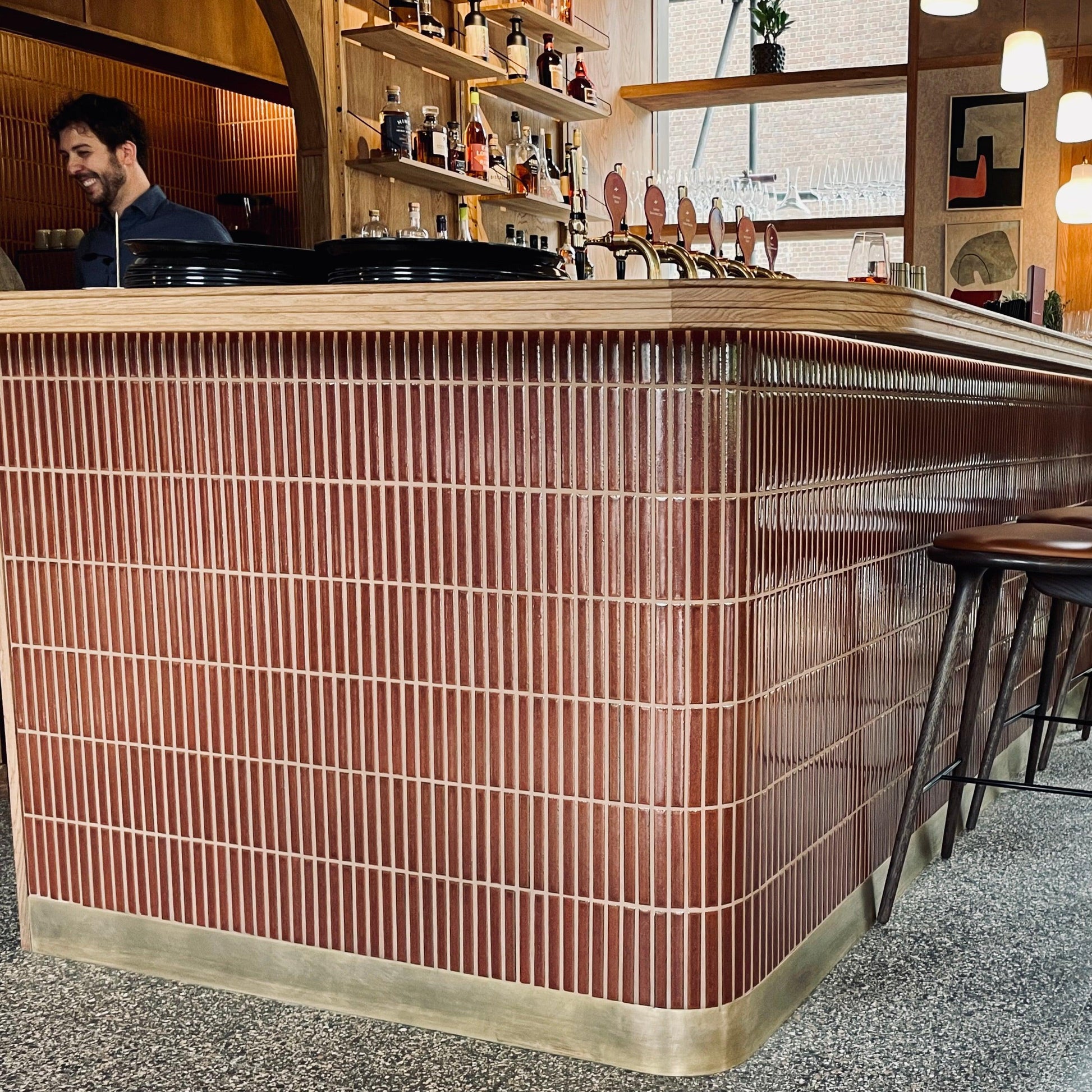 Kaji Border Sample - Mittsu Japanese Tiles UAE