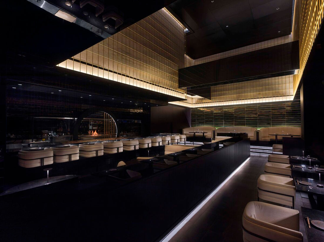 Award-Nominated Restaurant in Dubai Features Mittsu’s Wall Oribe Japanese Tiles