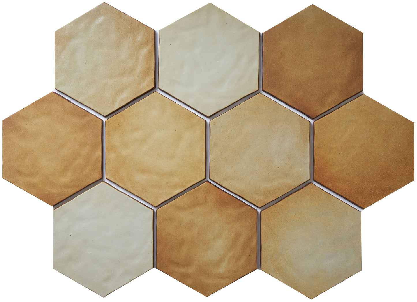 Daichi Tile Sample | Japanese Hexagon Ceramic Tiles UAE