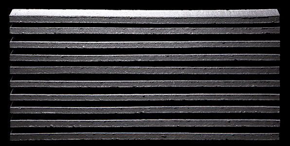 Koyo Ibushi Line Tile Sample | Japanese Mosaic Tiles UAE